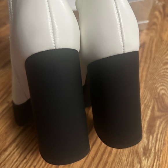 🆕 Cewpoeze Women's Platform Square Toe Chunky Heel Ankle Boots Size 6.5 - Picture 5 of 11